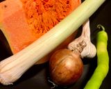 Une image de l'étape 1 de Légumes mijotés aux deux poissons.