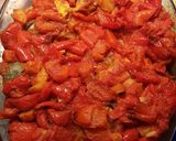 Foto del paso 4 de la receta: Llampuga con pimientos a la Mallorquina (en actifry 2 en 1)