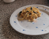 Foto del paso 10 de la receta: Chuletas de cordero rebozadas con pasta y espinacas