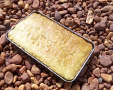 A picture of step 2 of Basbousa (semovita cake).