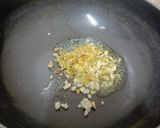 A picture of step 2 of Indo - Chinese Sweet Corn Veggie Soup.