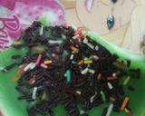 Foto langkah ke 5 dari resep Pancake pandan coklat.