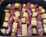 A picture of step 2 of California Farm Kababs with Pineapple and Pork.