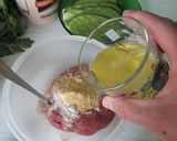 Foto del paso 3 de la receta: Tortitas de carne y avena, con guarnición de nopales sin baba