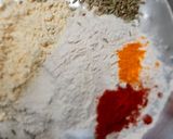 A picture of step 2 of Masala saunf puri.