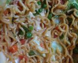 A picture of step 6 of Maggi Cabbage Patra.