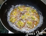 A picture of step 2 of Water Spinach Fritters.