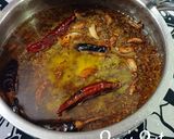 A picture of step 4 of Sarson Ka Saag.