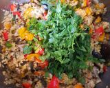 Zöldséges, húsos bulgur recept fázis 6 fotója