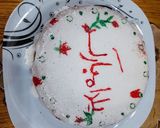 عکس مرحله 1 از دستور کیک با سس برفی یلدایی