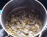 A picture of step 7 of Gongura Prawns.
