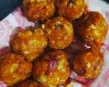 A picture of step 2 of Veg balls.