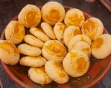 A picture of step 3 of Desi ghee besun naan khatai.