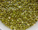 A picture of step 1 of Moong Dal Halwa.