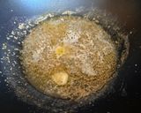 A picture of step 3 of Garlic Noodles with Shrimp.