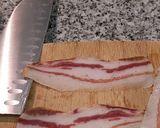 Foto del paso 4 de la receta: Langostinos Envueltos en Guanciale sobre Piña Frita (Idea para una entrada)