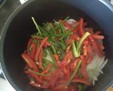 A picture of step 3 of Ropa Vieja.