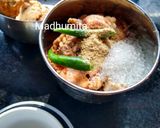 A picture of step 2 of Kaitha Chutney.