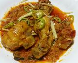 A picture of step 3 of Chicken karahi.