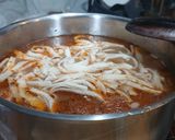 Foto del paso 4 de la receta: Cocina de subsistencia: Sopa o Guiso de Legumbres de bote con tortita de trigo