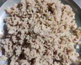 A picture of step 1 of Soya Granules Burfi.