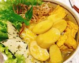 Hình bước làm 3 của món Bún ngải miền Trung