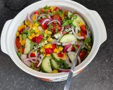 A picture of step 3 of Chipotle Chicken With Corn Salad:.