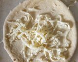 A picture of step 2 of Cheese Tawa Naan.