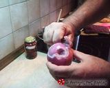Φωτογραφία βήματος 1 της συνταγής Κρεμμύδια γεμιστά με μανιτάρια και κιμά
