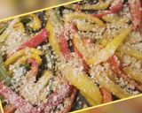 A picture of step 2 of Peperoni gratinate.