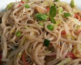A picture of step 6 of Chicken Vegetable Noodles🍝😋.