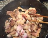 A picture of step 1 of Caramelized Pork Belly.