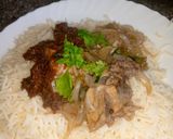 Basmati rice and stew with chicken sourcematakin girki13 hoto