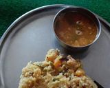 A picture of step 6 of Pumpkin and Toor Daal Masala Veg Khichdi.