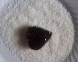 A picture of step 2 of Karonda jam lamington.