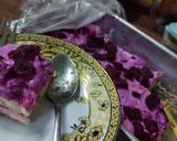 Gambar langkah 4 resipi Cheesekut Buah Naga.