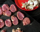 Φωτογραφία βήματος 1 της συνταγής Ψαρονέφρι με μανιτάρια και κρεμώδη σάλτσα
