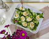 A picture of step 3 of Devilled Eggs.