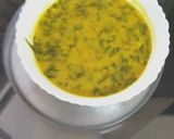 A picture of step 3 of Dal palak ke sabji.