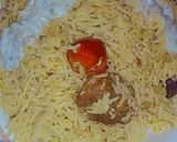 A picture of step 3 of Beef pulao 🍽️.