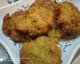 A picture of step 4 of Maggi fritters.