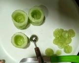 A picture of step 1 of Cucumber Yogurt Rulade.
