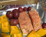 Foto del paso 5 de la receta: Salmón con vegetales saludable y sin olor en la cocina!