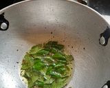 A picture of step 1 of Misal Pav.