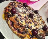 A picture of step 4 of Cherry Clafoutis.