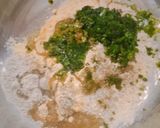 Hariyali guvar dhokli ke sath paratha रेसिपी चरण 2 फोटो