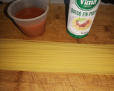 Foto del paso 1 de la receta: Espaguetis napolitano fácil
