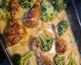 Φωτογραφία βήματος 3 της συνταγής Μπρόκολο πατάτα κοτόπουλο στον φούρνο αλά κρεμ