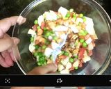 A picture of step 4 of Veg Maggi Bhel.