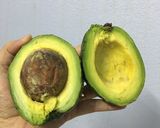 Hình bước làm 1 của món Sinh tố Bơ